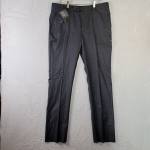 Impossible Trousers Men's Skinny Leg Dress Pants Career Office Formal Sz 36x32